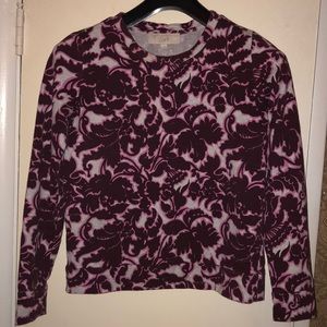 LOFT Floral sweatshirt